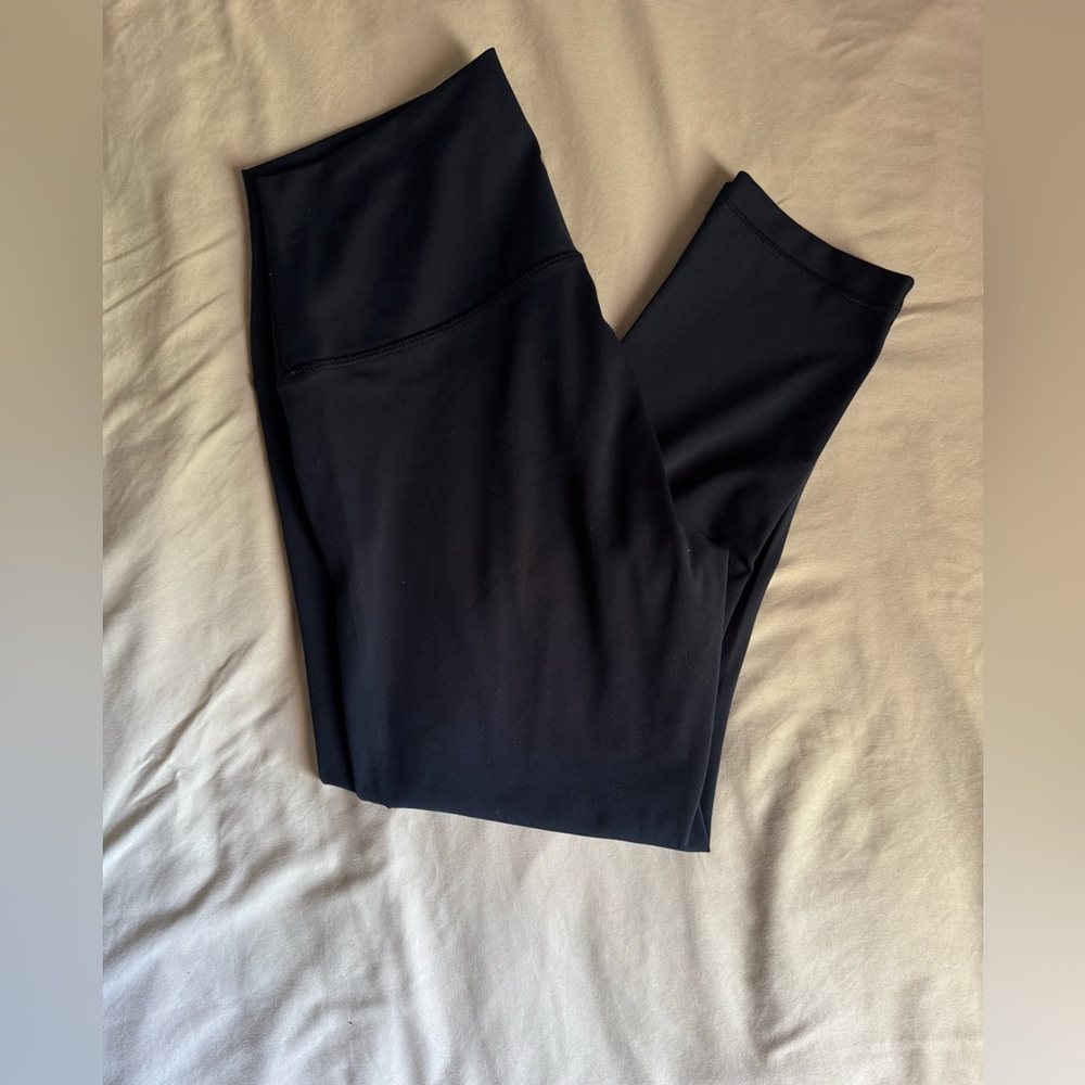 90° navy high rise leggings
